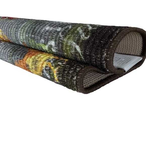 Apache Mills Rooster Café Accent Rug Made in Egypt Rectangle 17 x 30 in - Picture 8 of 16